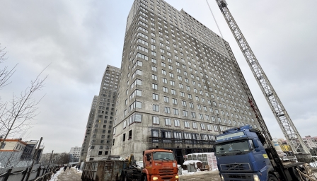 Отчет о строительных работах в Про.Молодости в январе